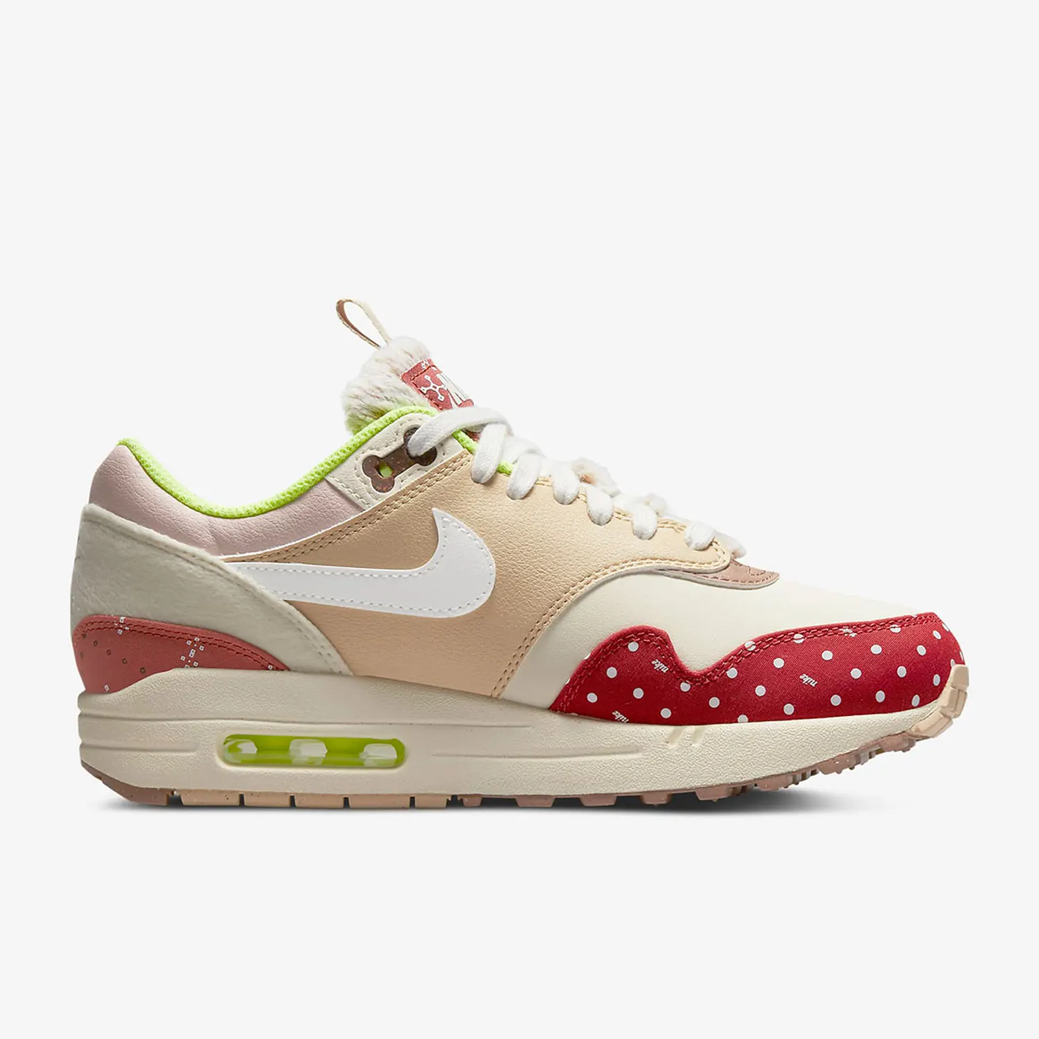حذاء الجري Nike Genuine Air Max 1 PRM للنساء ذو وسادة هوائية ريترو DR2553-111 #3