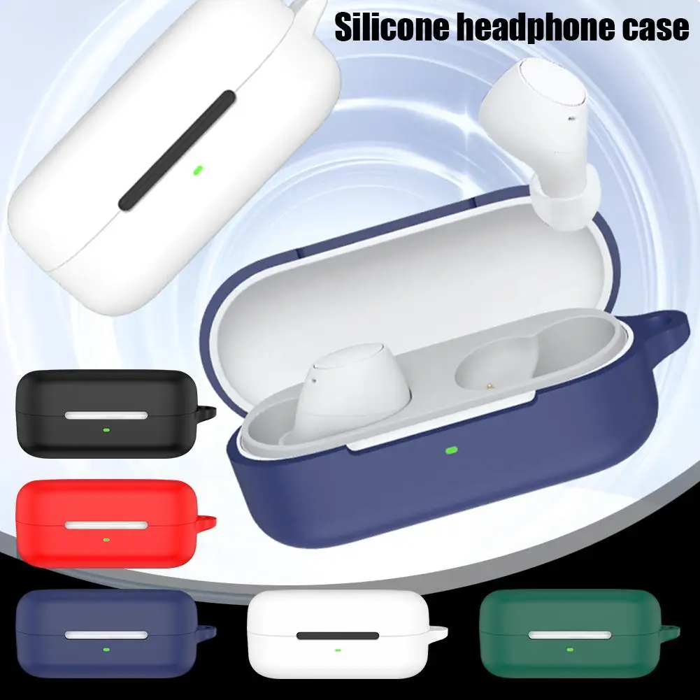 For WF-C510 Earphone Cover Silicone Cover Anti-fall Charging Dustproof Earphone Multi-color Shell Case High-quality E3B7