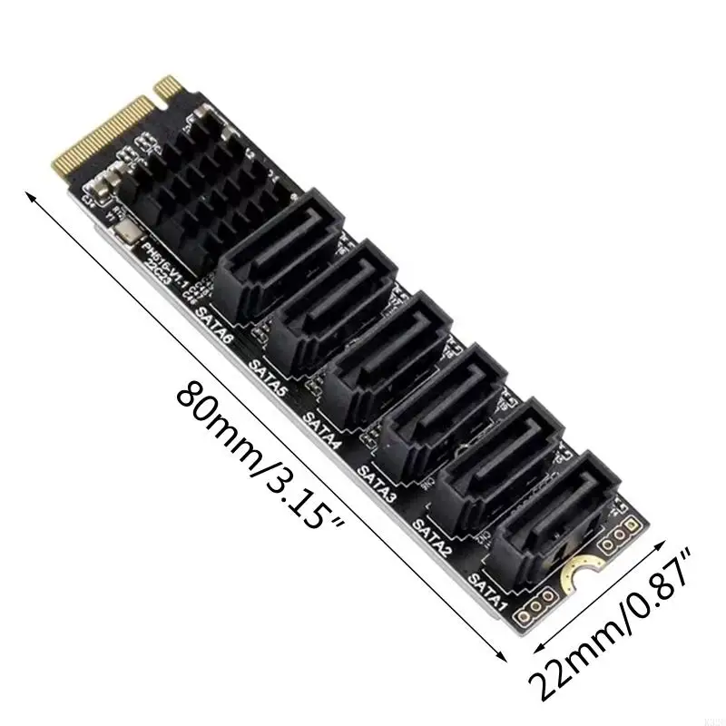 K32C PCI สำหรับ Express (PCIE) ถึง 6-Port Expansion Card เหมาะสำหรับการชนะเดสก์ท็อป