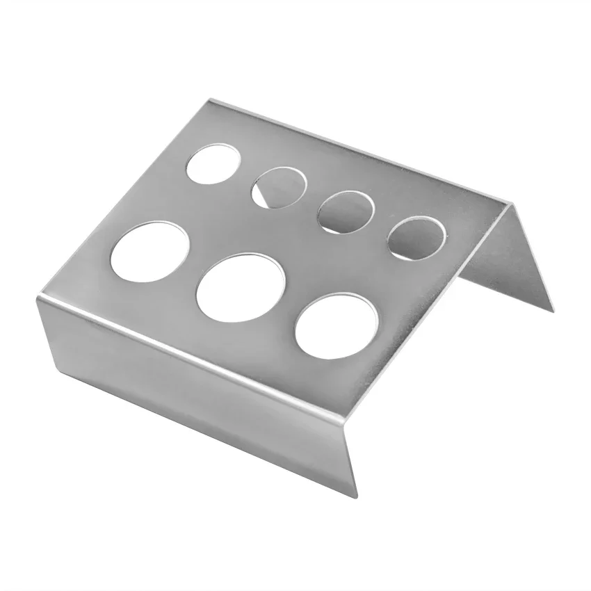 لوازم الوشم حامل أكواب حبر الوشم حامل 7 فتحات من الفولاذ المقاوم للصدأ الأسود ملحقات المكياج ماكويلاج دائم