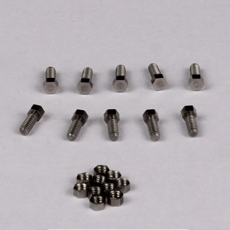 

Stainless Steel 1.6/1.2mm Hexagon Screws and Nuts for 1/14 Tamiya RC Truck Trailer Tipper Scania 770S R620 Actros Volvo MAN Part