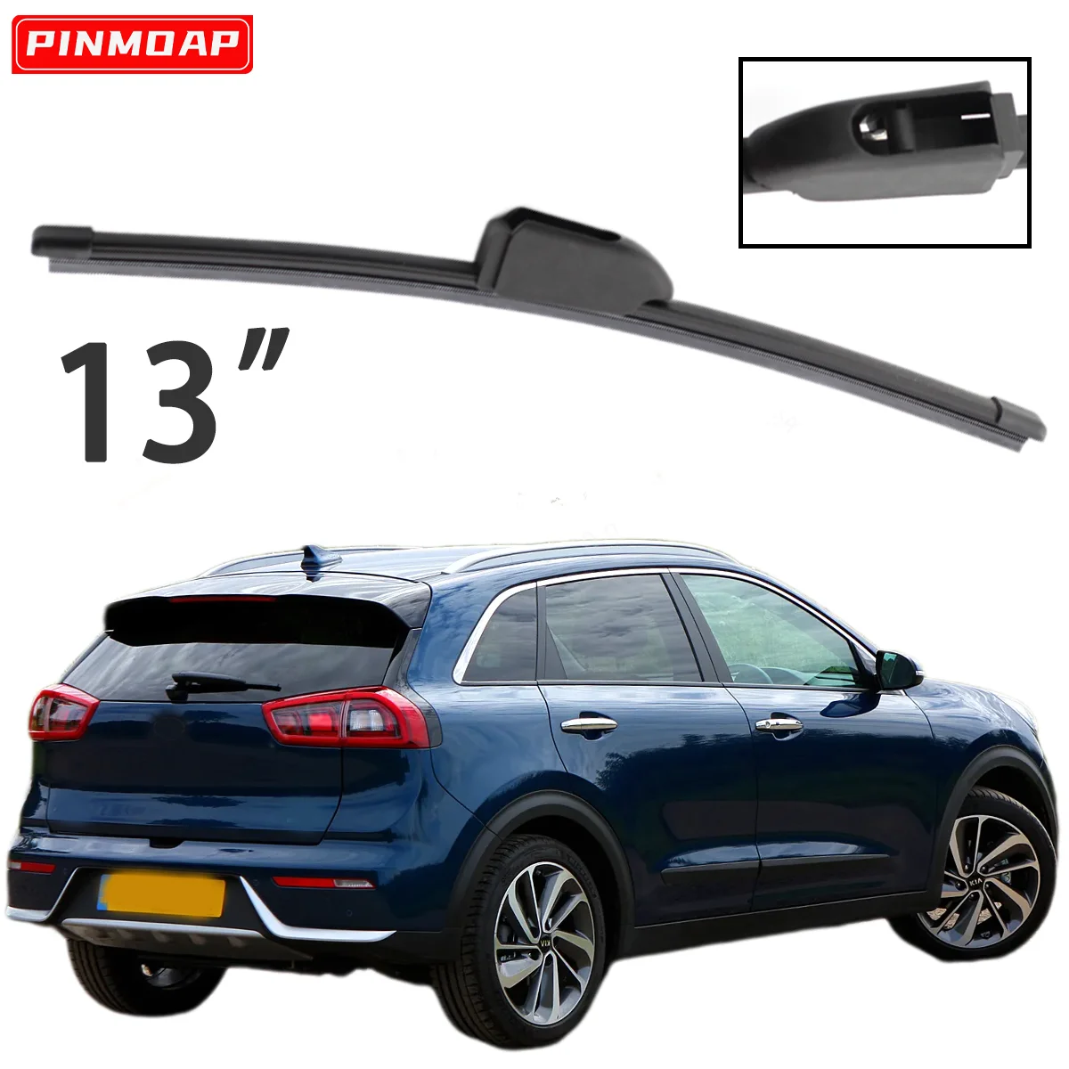 1 unidad de limpiaparabrisas trasero de 13 "para KIA Niro 2016-2020, limpiaparabrisas trasero, accesorios para coche