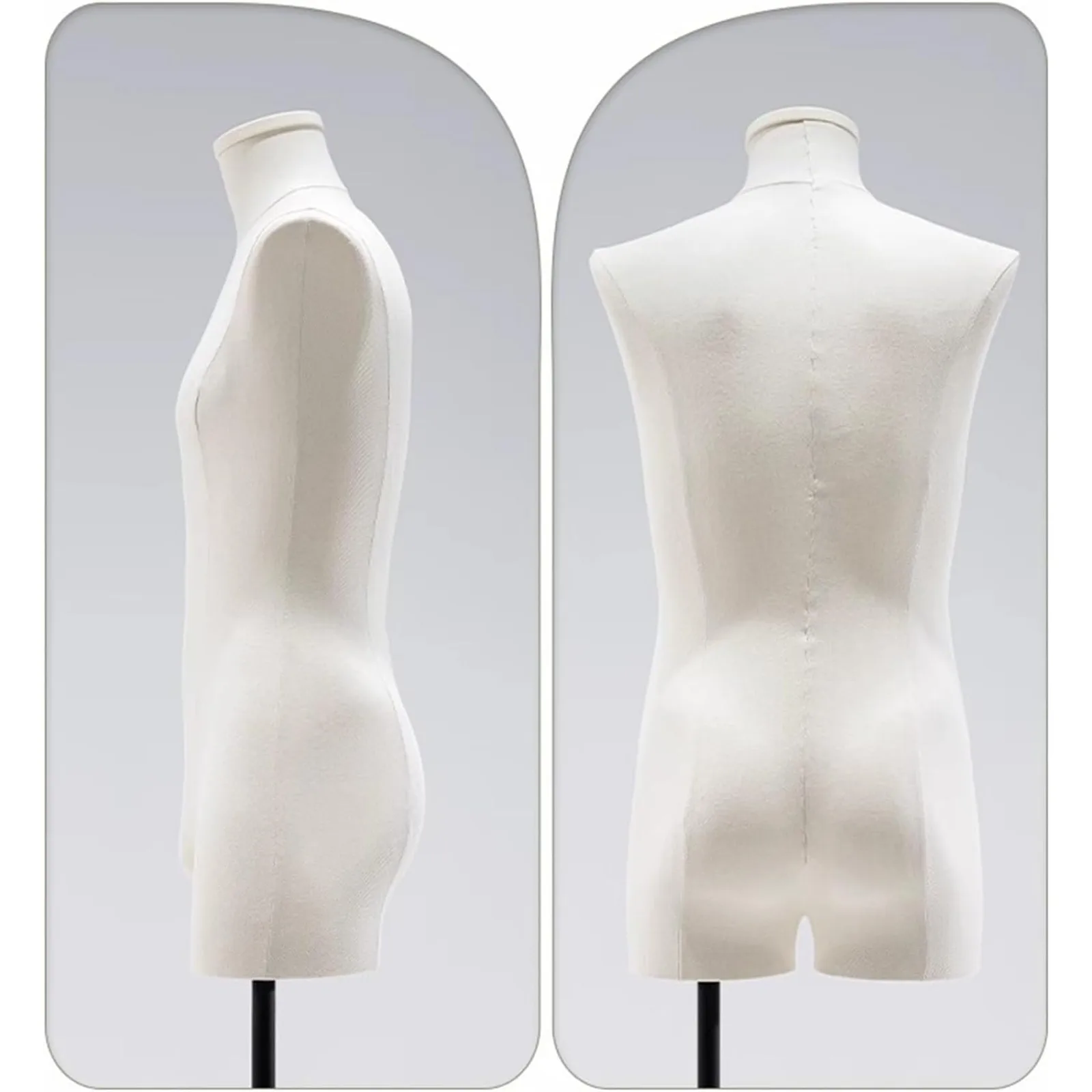 US Male Mannequin with ABS, Height Adjustable Male Dress Form, Men's Full Body Clothing Modeling