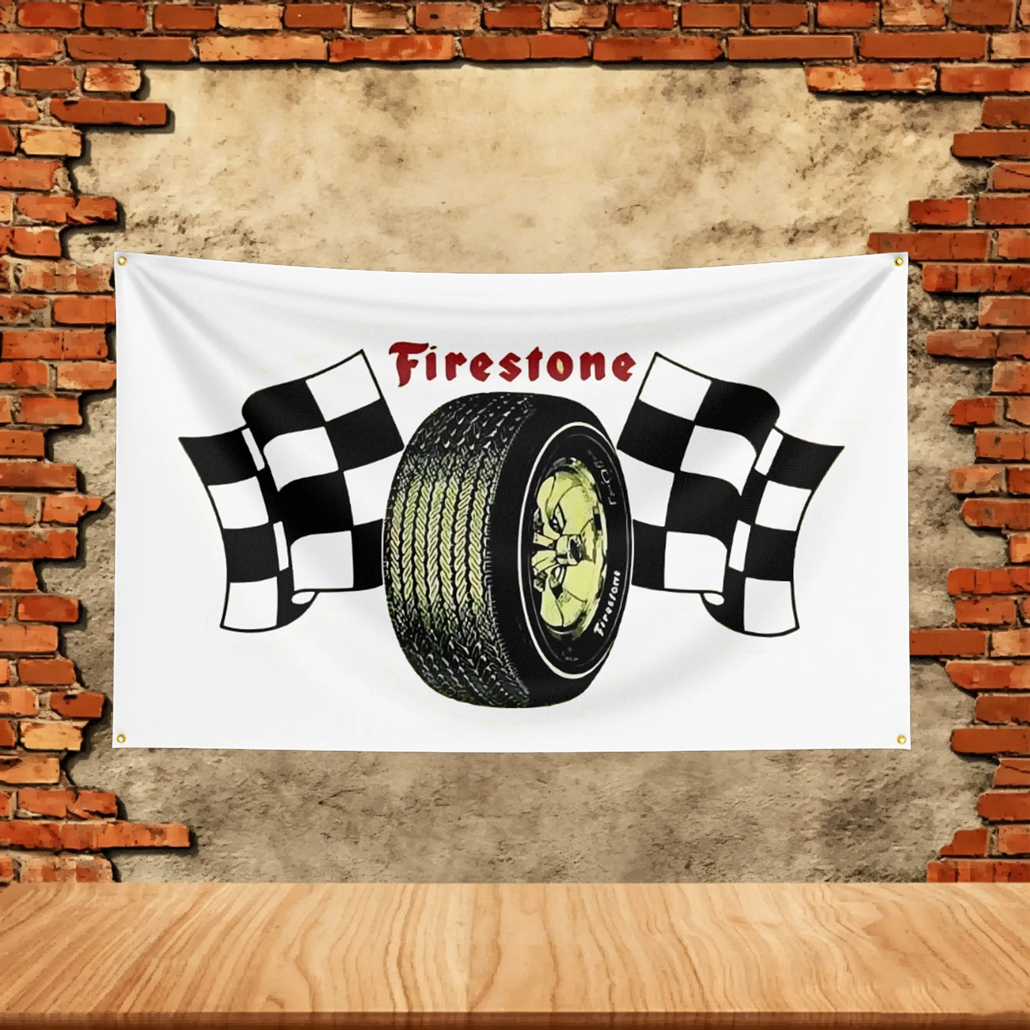 Car Parts Flag  for B-BBS Fans Banner Custom any Image Garage Bedroom Living Room Dorm Wall Hanging Decor Tapestry