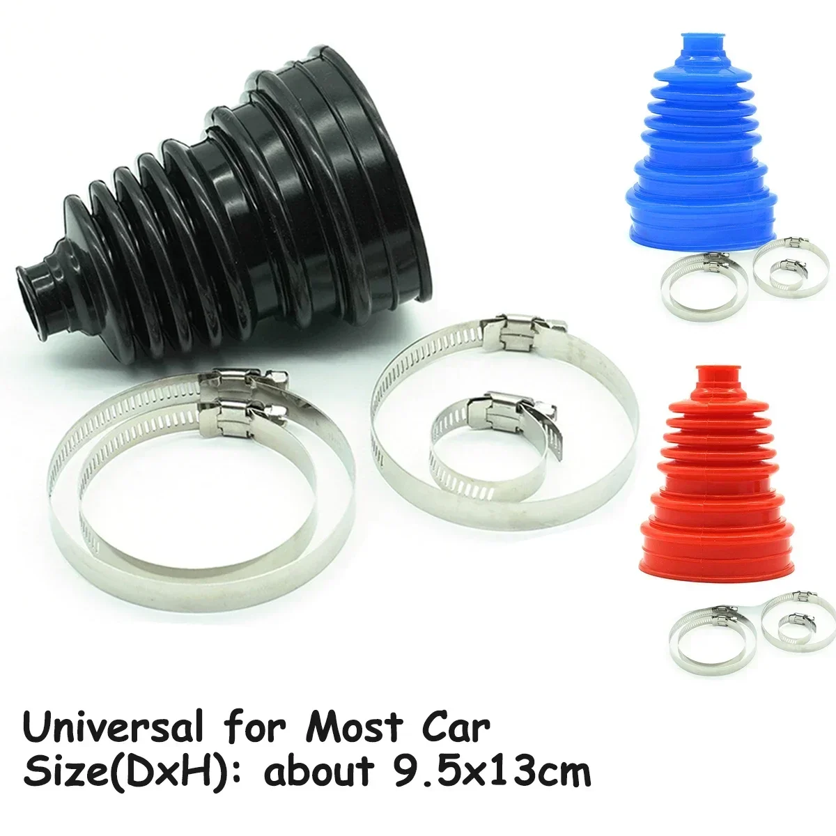 Universal Rubber CV Boot Constant Velocity Dust Cover Anti-aging Wear Resistance Joint Boot Drive Shaft Elasticity Cover Kits