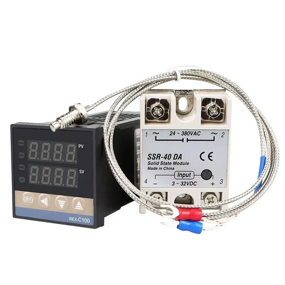 

Digital Temperature Controller Digital Thermostat PID Control Algorithm 400°C Range Accurate Temperature Control