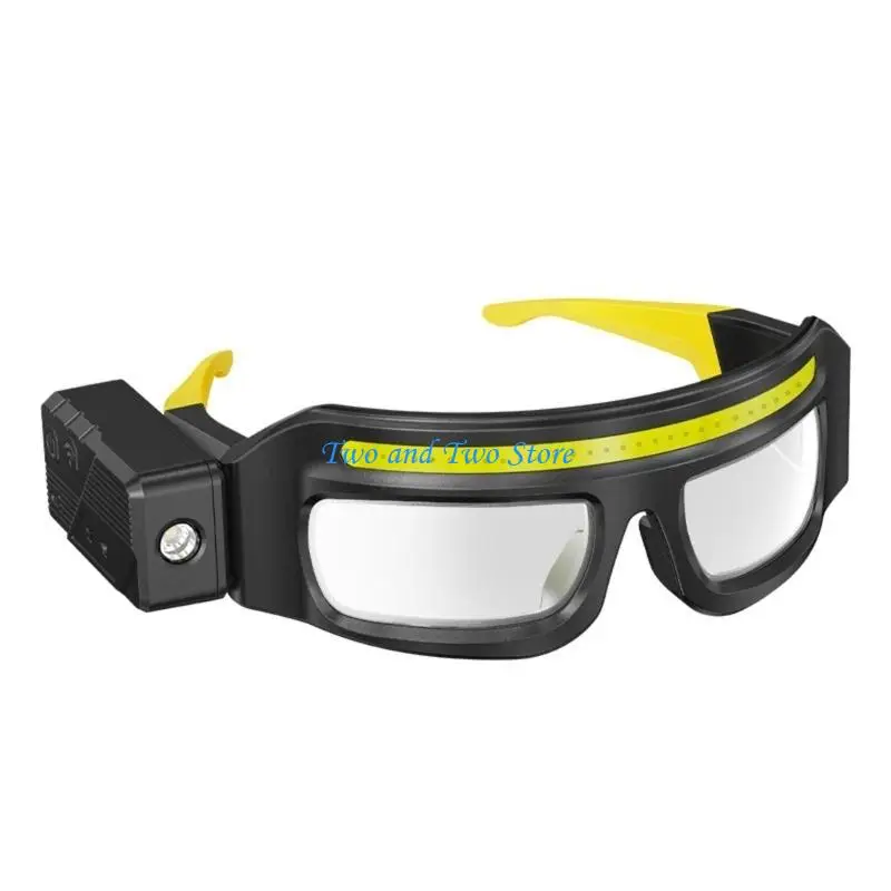 

HX6F High Brightness 800 LED Headlamp Safety Glasses Uniform Light