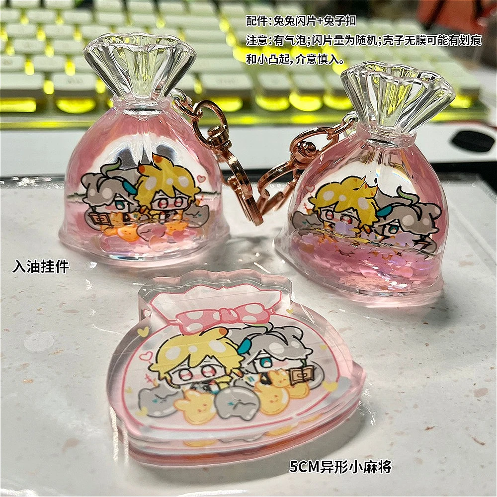 

Anime Genshin Impact Kaveh AlhaithamCosplay Cartoon Acrylic Brick Ambitus Charm Keychain Ornament Pendant Mascot Collection Gift