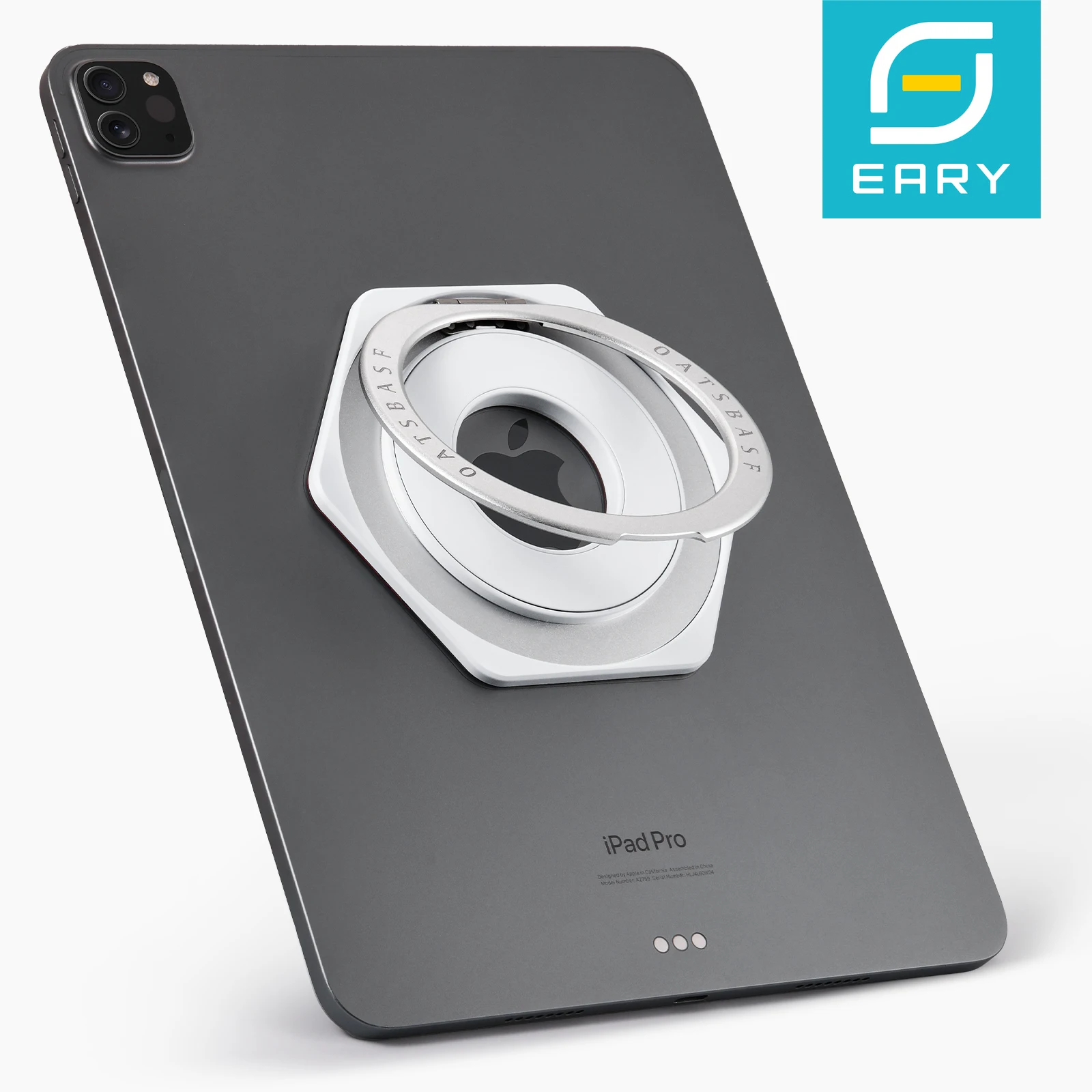 

Eary для iPad Holder Алюминиевая подставка для планшета 360° ° Поворотная подставка-держатель с магнитной ручкой, совместимая с iPad Mini, все планшеты