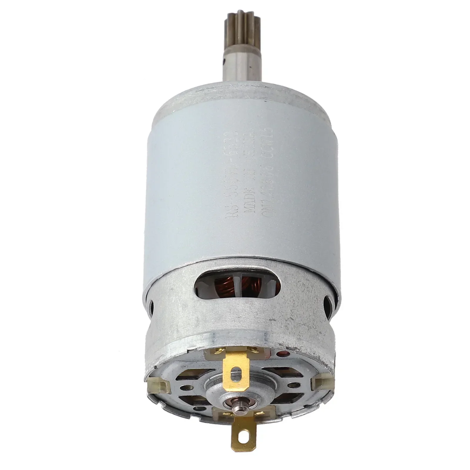 Long lasting 18V 8 Teeth Motor RS550VD6532 H3, High Reliability, Silver color, Suitable for WORX WX390, WU390 9, WX390 31