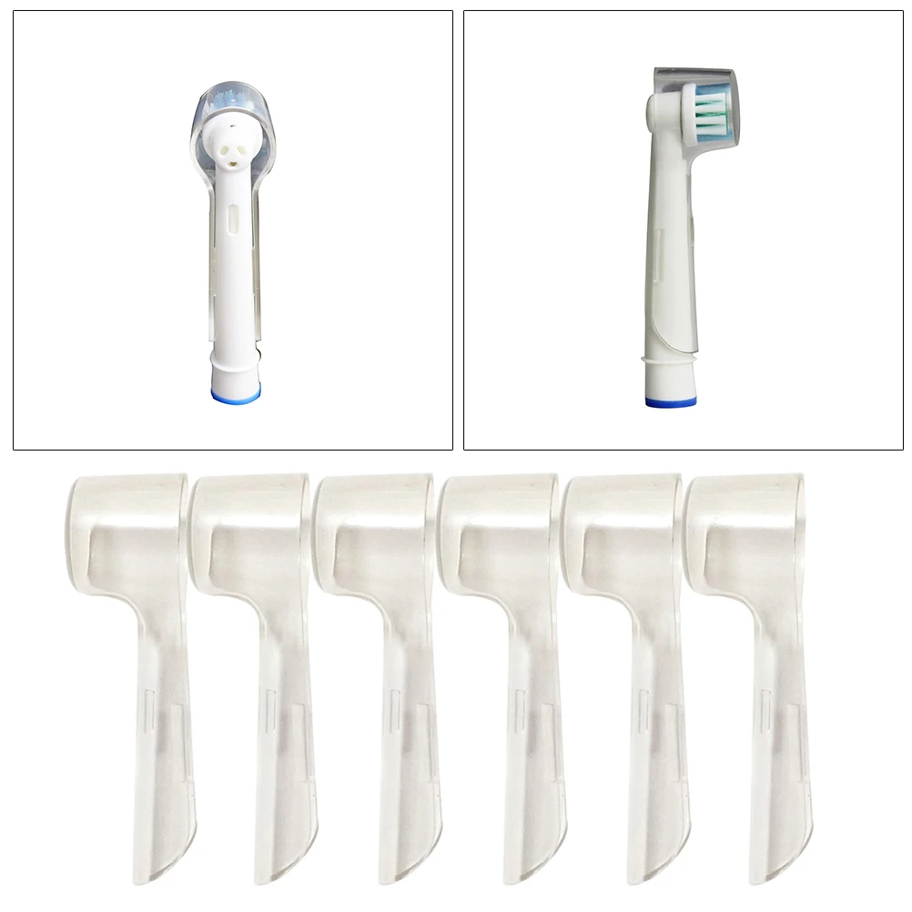 

10 Pcs Toothbrush Cover Brush Head Cover Protective Case Clear Plastic Travel Reusable Dust Proof Fit Most Series