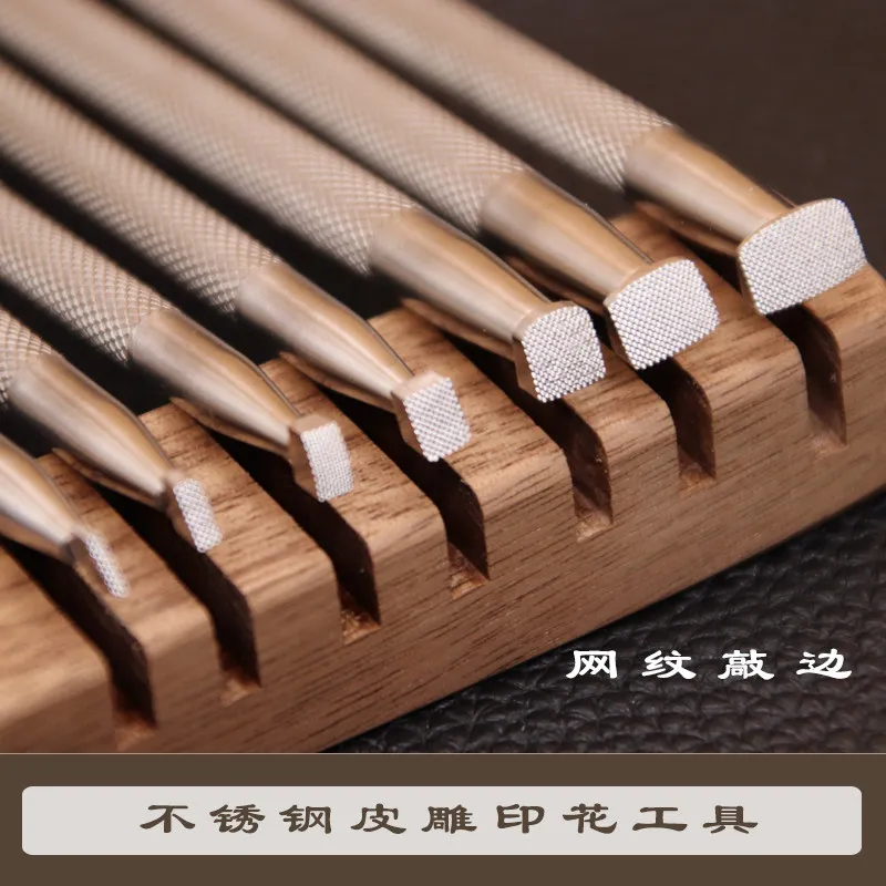 

Инструмент для выравнивания краев кожи Model B из нержавеющей стали 304, модель B, сверхтонкий, для создания объемного рельефа, с текстурой Yarra Wood Map