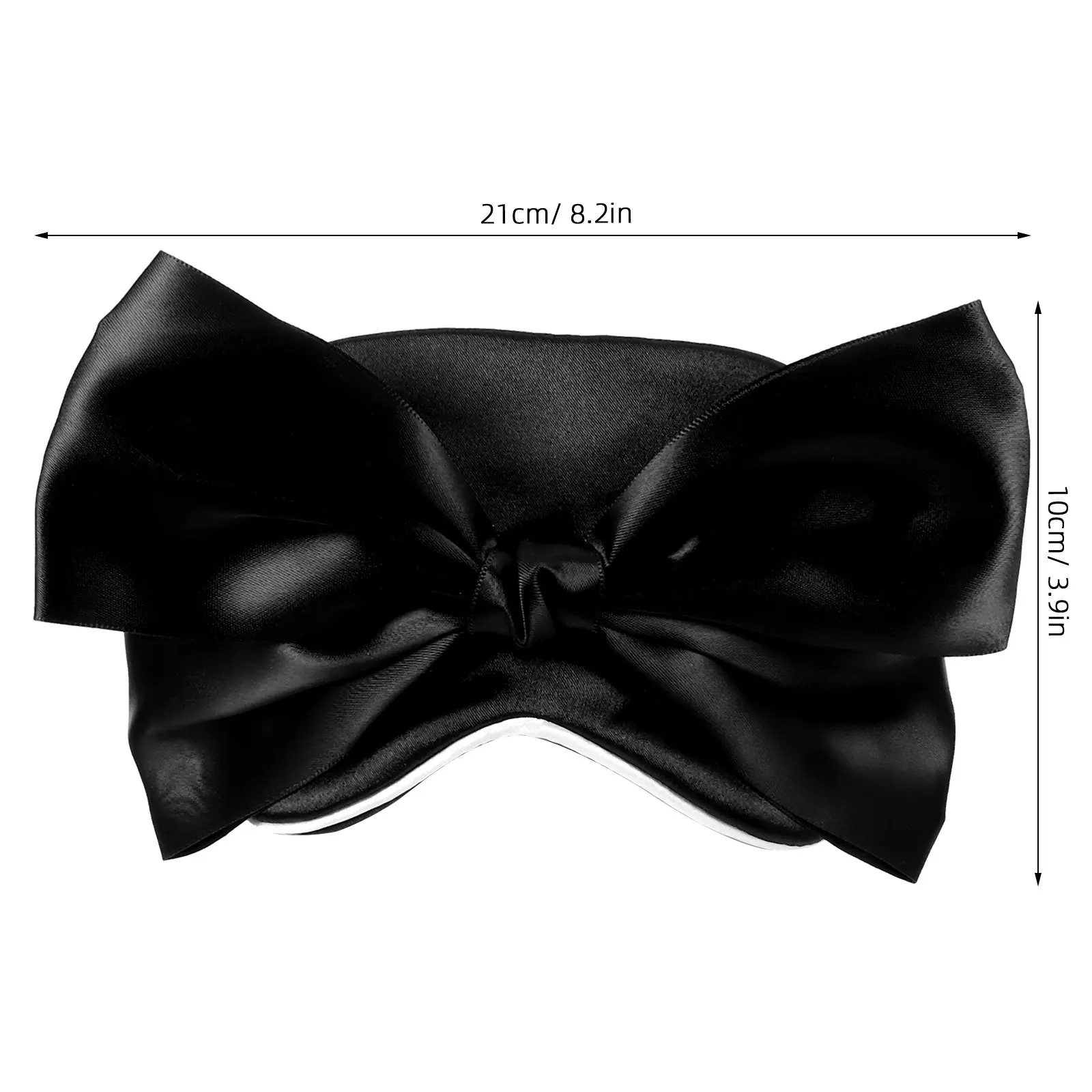 Delicate Silk Eye Mask Lightproof Comfortable Travel Sleeping Mask Soft Cloth Fit Sleep Eye Cover for Teens Women