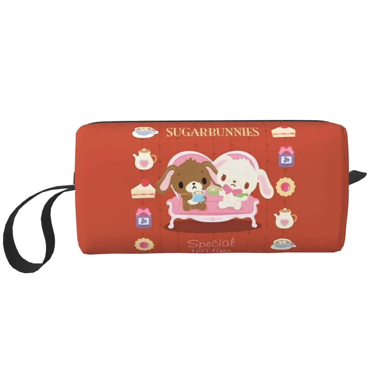 

Cartoon Sugarbunnies Cute Cosmetic Bag for Women Makeup Bags Travel Daily Toiletry Bag Organizer Merch