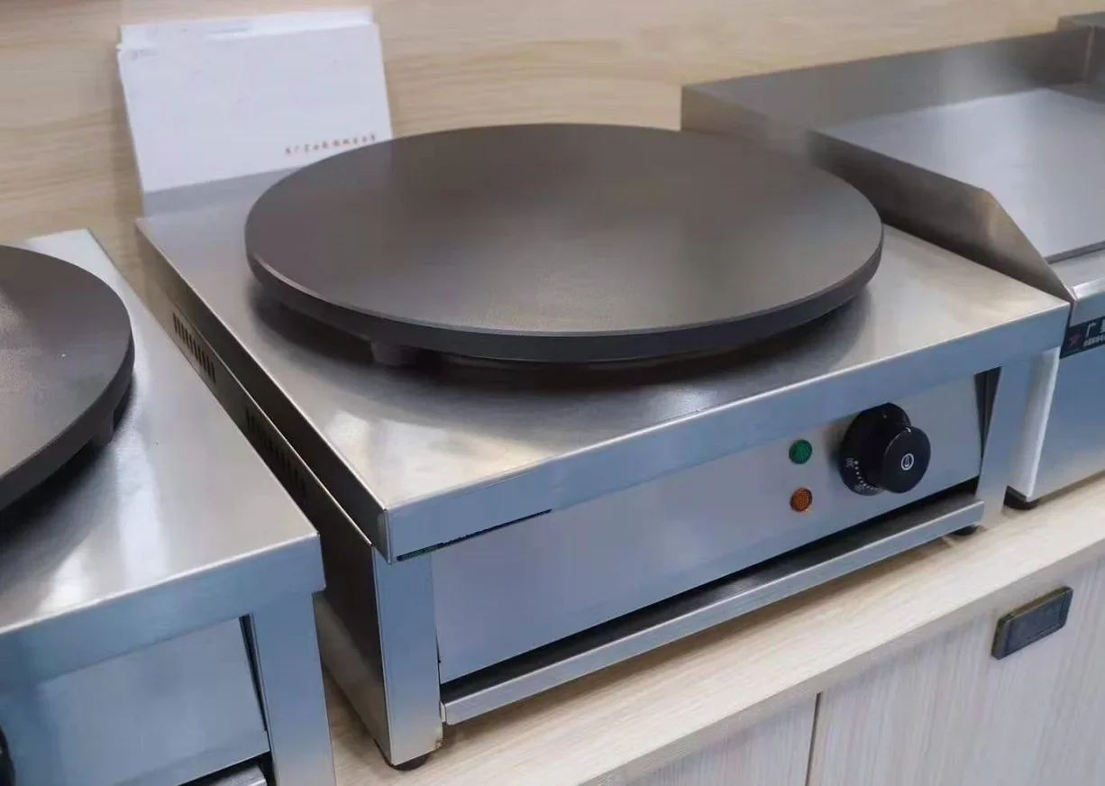 Stainless Steel Commercial Electric Tortilla Maker for Biscuit Indian Flying Cake Maker
