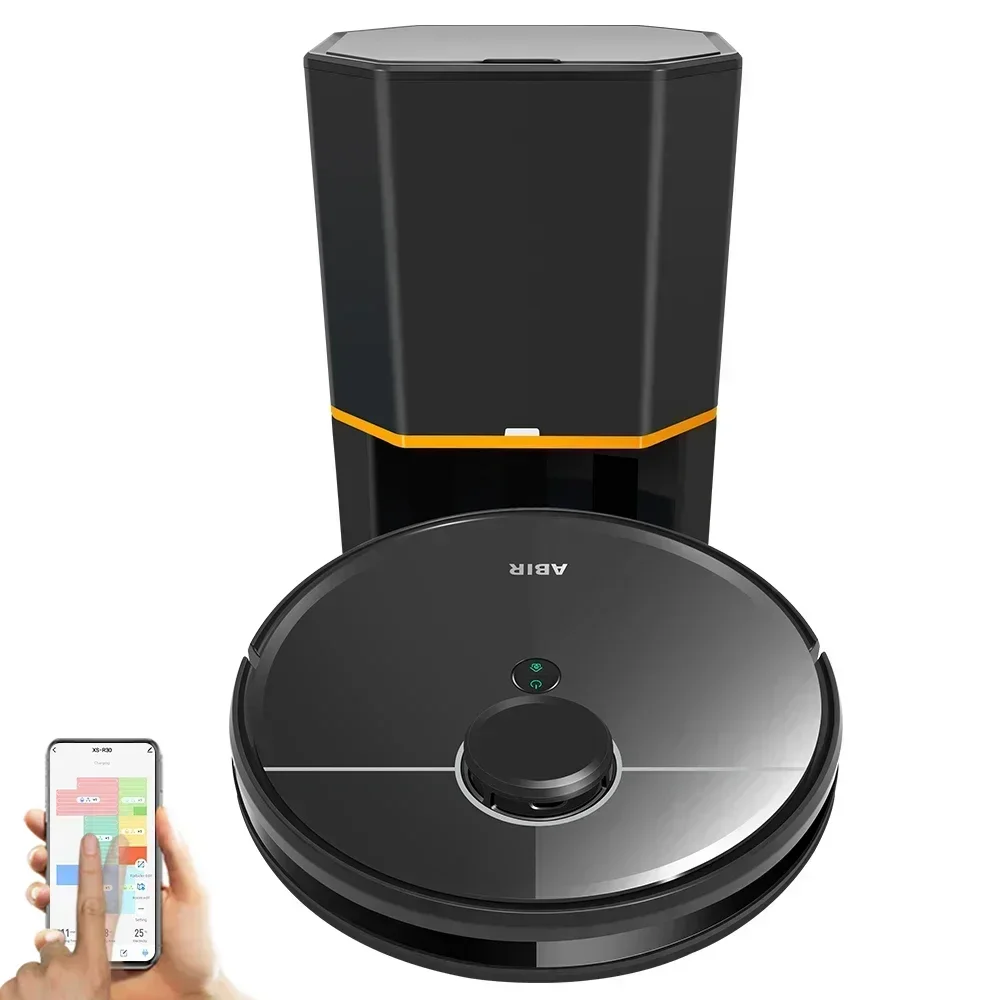 

Hot SalesR30 Intelligentc Automatic Self Empty Dirt Disposal Laser Robot Vacuum Cleaner For Floor Carpet Cleaning OEM Factory Pr