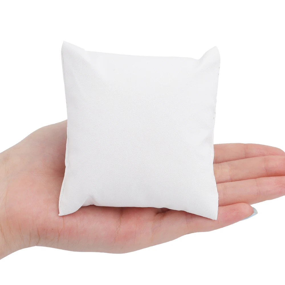 1 Stück Armbanduhr Display Kissen Samt Leder Schmuck Armreif Kissen Halter Show Organizer Kissen Großhandel – Detail 10