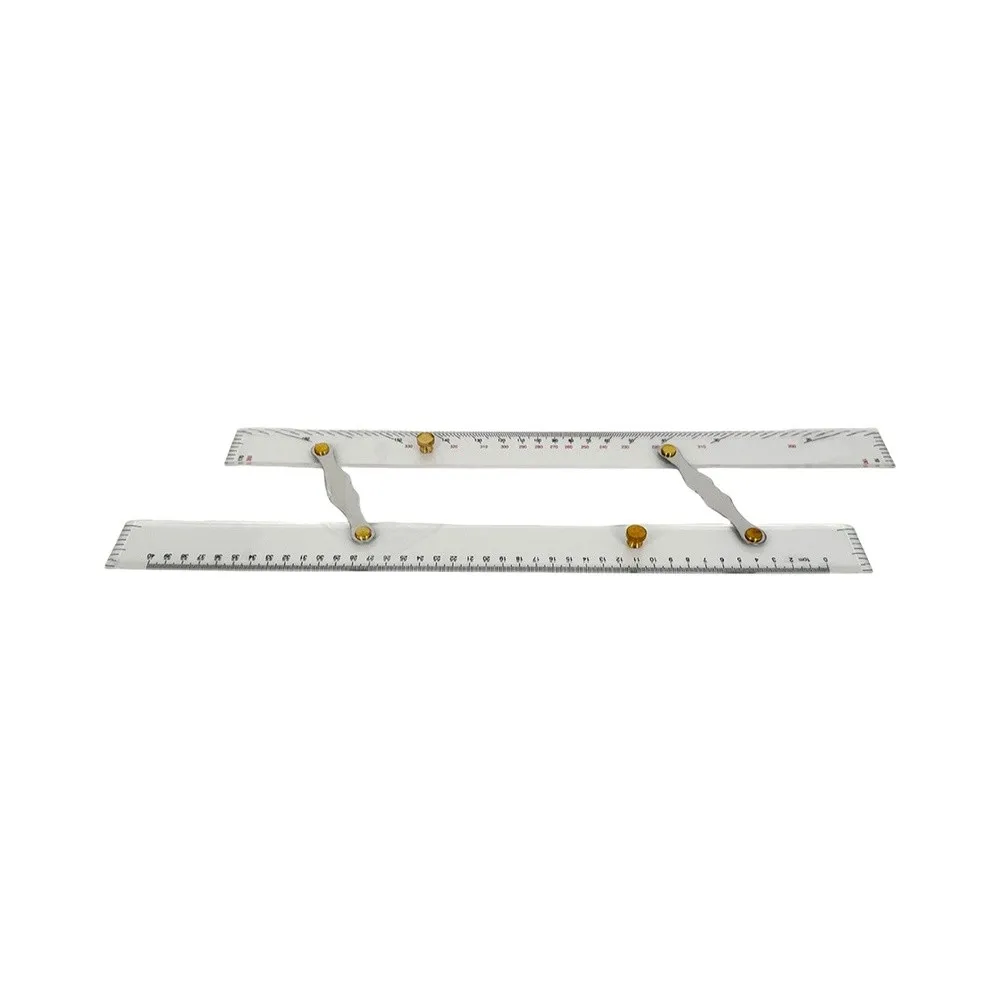 Marine Chart Plotter Marine Parallel Ruler For Chart Plotting 600mm 23.6in Chart Plotting Tool Transparent Body