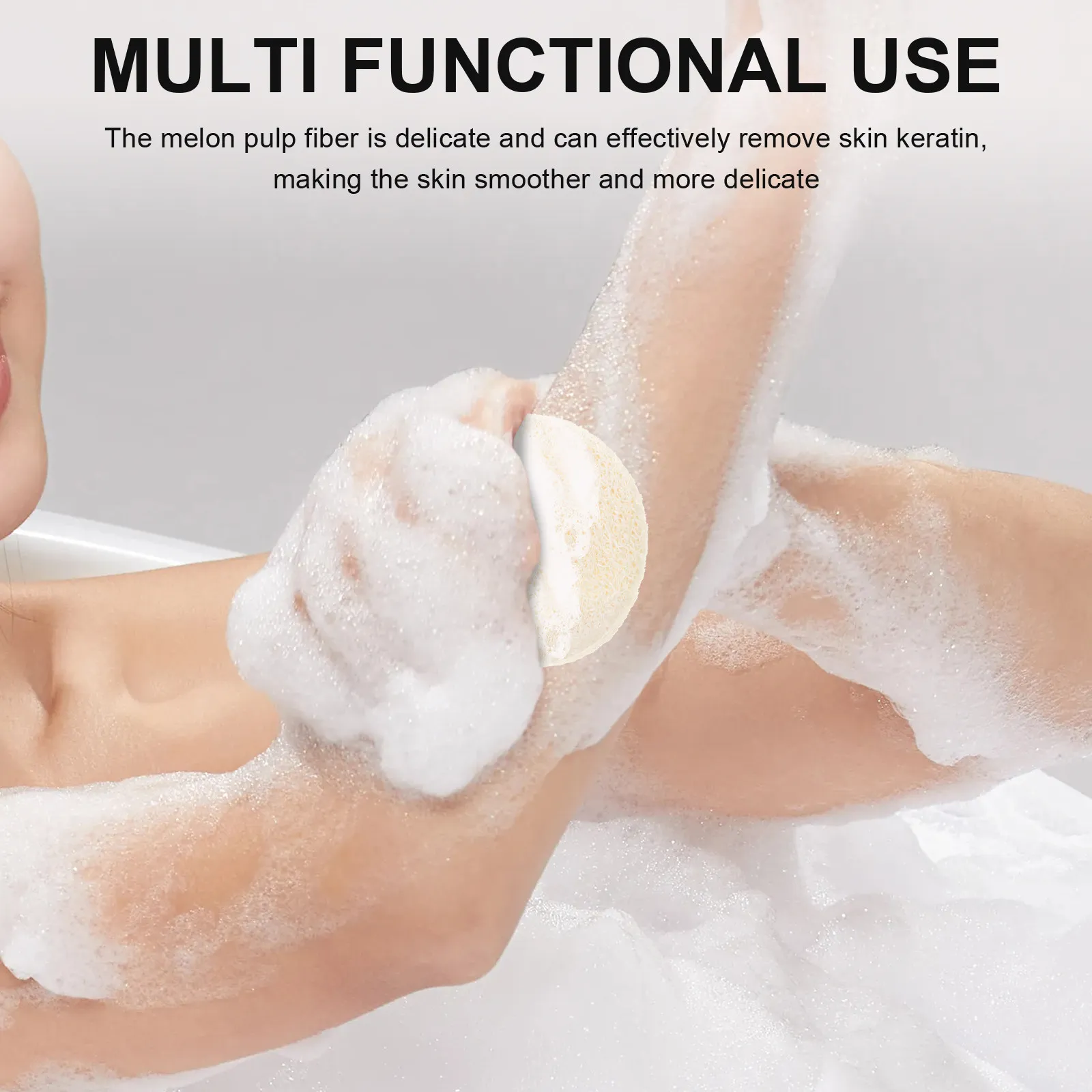 36Pcs Loofah Face Scrub Pads Exfoliating Facial Cleansing Pads Body Shower Scrubber Dishwashing Skin Renewal Buffer
