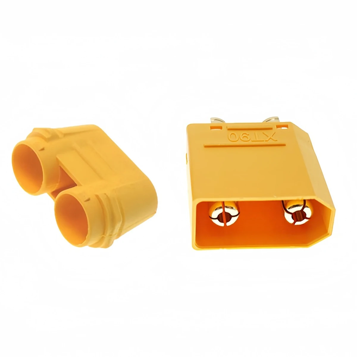 2/5set XT90S/XT90H Anti-Spark Male Female Connectors High Current 90A Plugs for RC Drone Lipo Battery and Power Systems 