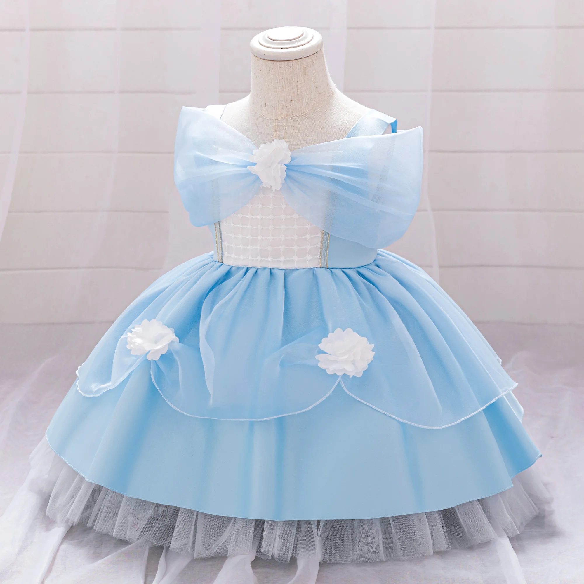 Alice Rapunzel Dornröschen Mädchen Partykleid Schneewittchen Mascha Bär Anna Dienstmädchen Kostüm Lolita Geburtstag Hochzeit Prinzessin Kleider – Detail 13