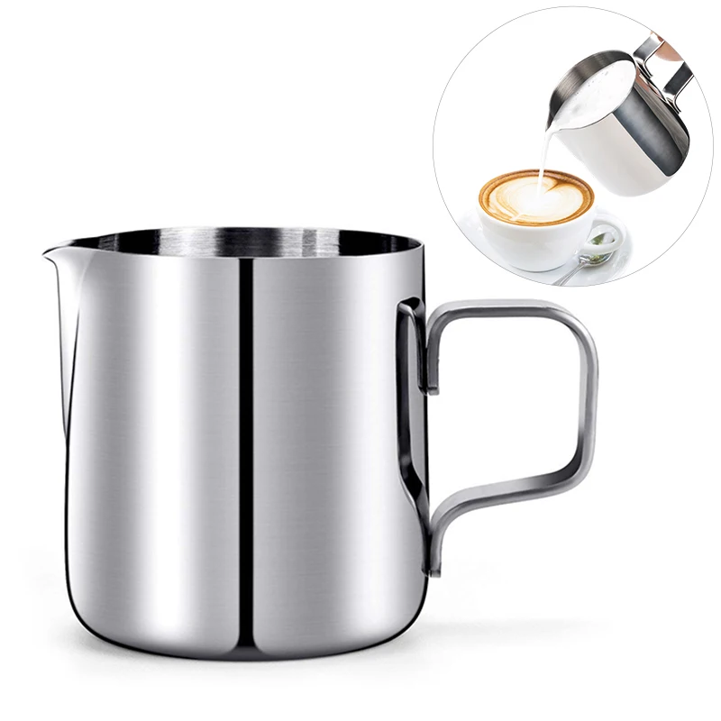 

Factory Hot Sale Wholesale Stainless Steel Coffee Barista Pull Cup Milk Frothing Pitcher Jug