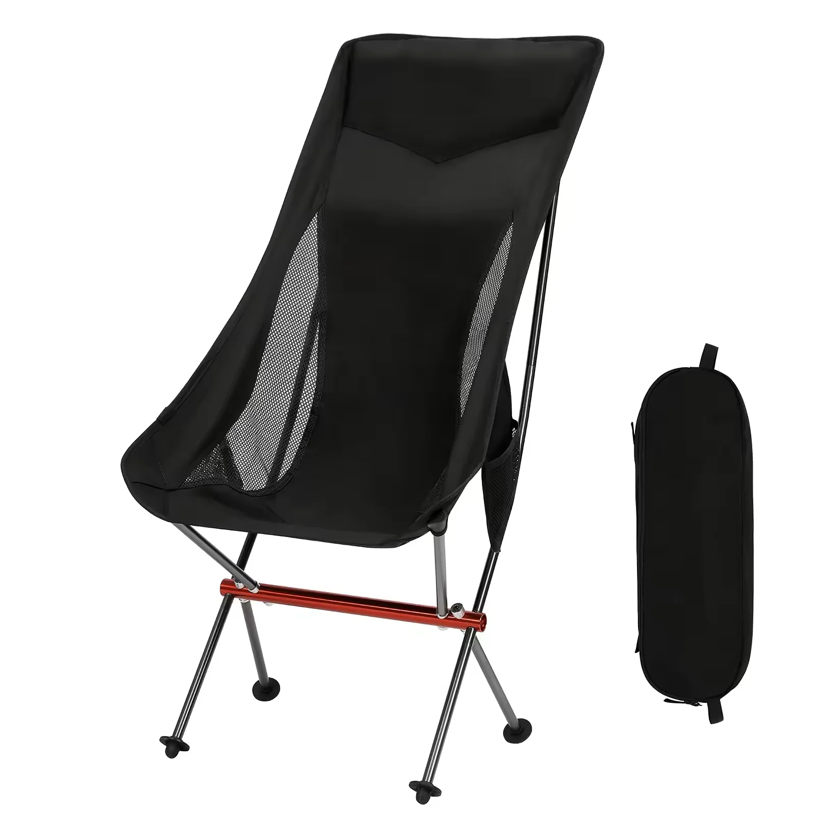 Wholesale Lightweight Modern Design Style Ergonomic Folding Camping Chair by Longji Leisure for Outdoor Beach Gym Hotel Use