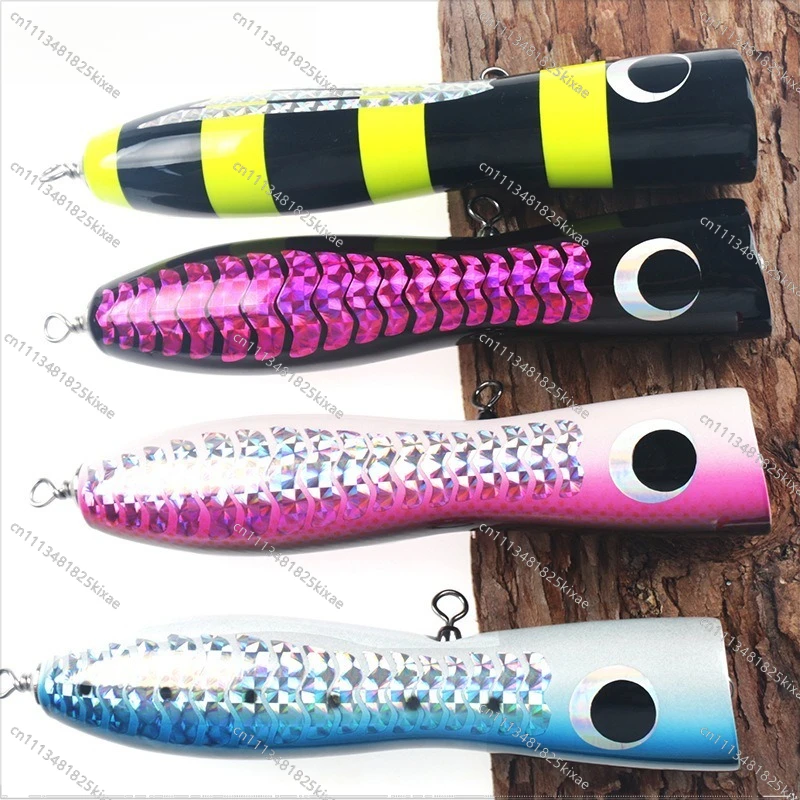 For  Deep Sea Wave Climbing Bait Golden Gun Big Wave Grilling False Bait 20cm100g Bionic Bait