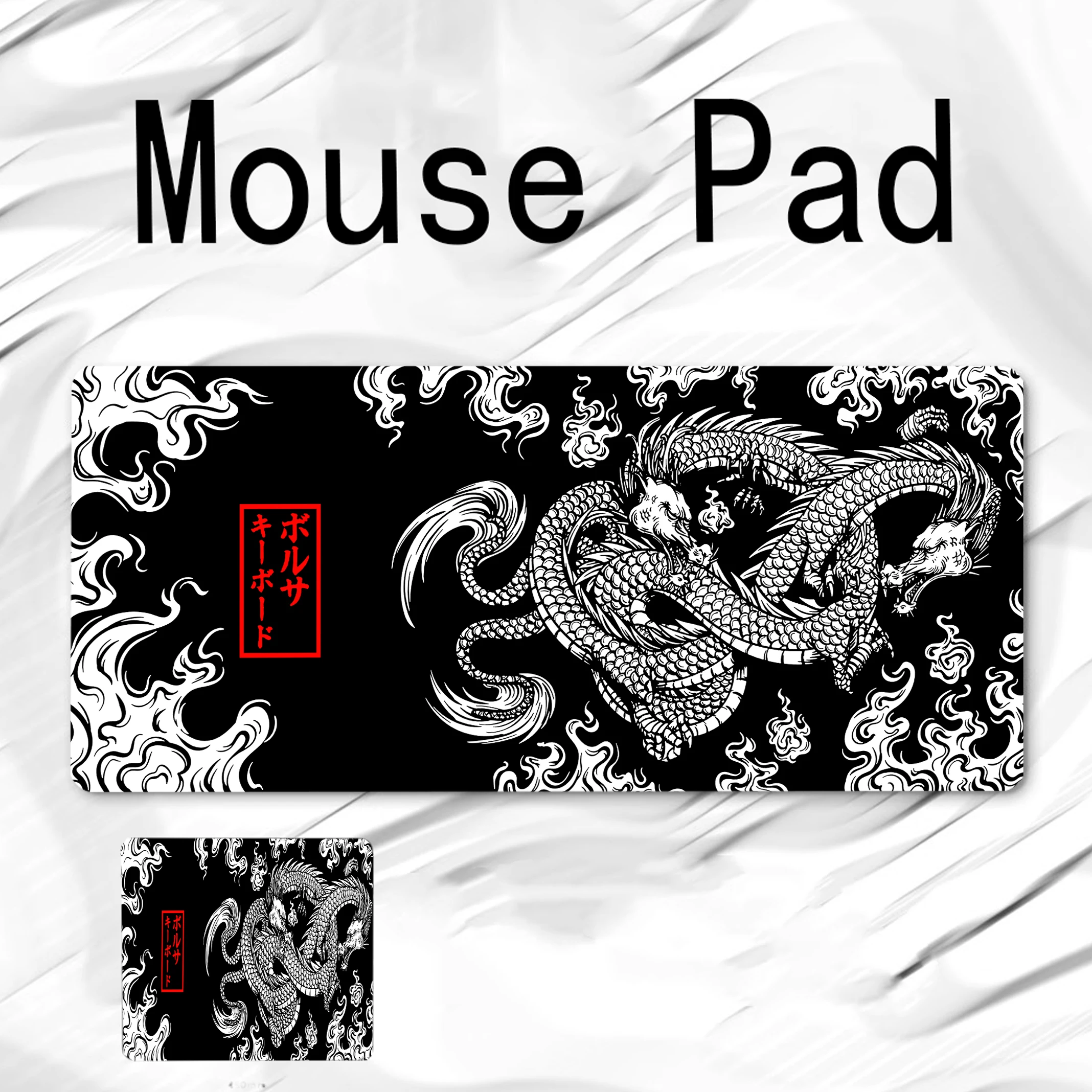 

Dragon Large Size Desk Mat Overlock Mouse Pad Xxl Desktop Keyboard Desk Mat Gaming Mouse Pad Computer Accessories 900x400mm