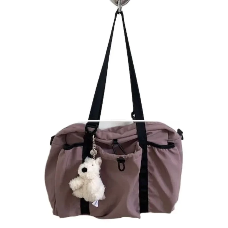 

lightweight large-capacity leisure Korean fitness bag computer bag class commute travel shoulder messenger bag