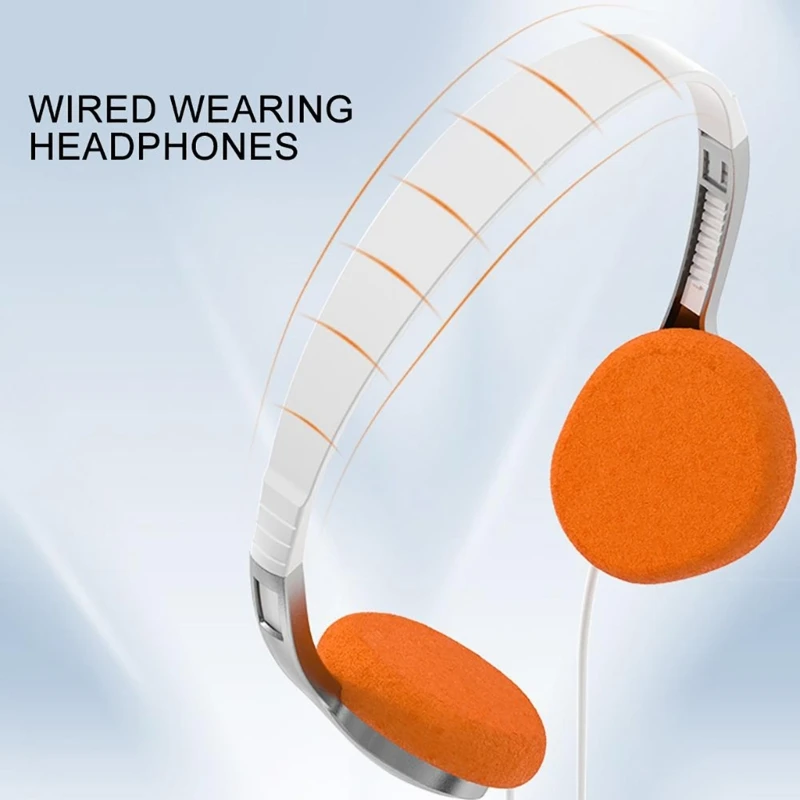 Y2K Vintage Inspired Headset Earphones HIFI Sound Headphone for K1KF مريح