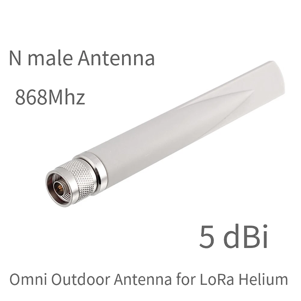 AOA-915-5ACM 5 Dbi For Omni Outdoor 915MHz 802.11ah Antenna For Helium Full-band Outdoor Rubber Stick Antenna Test Toos