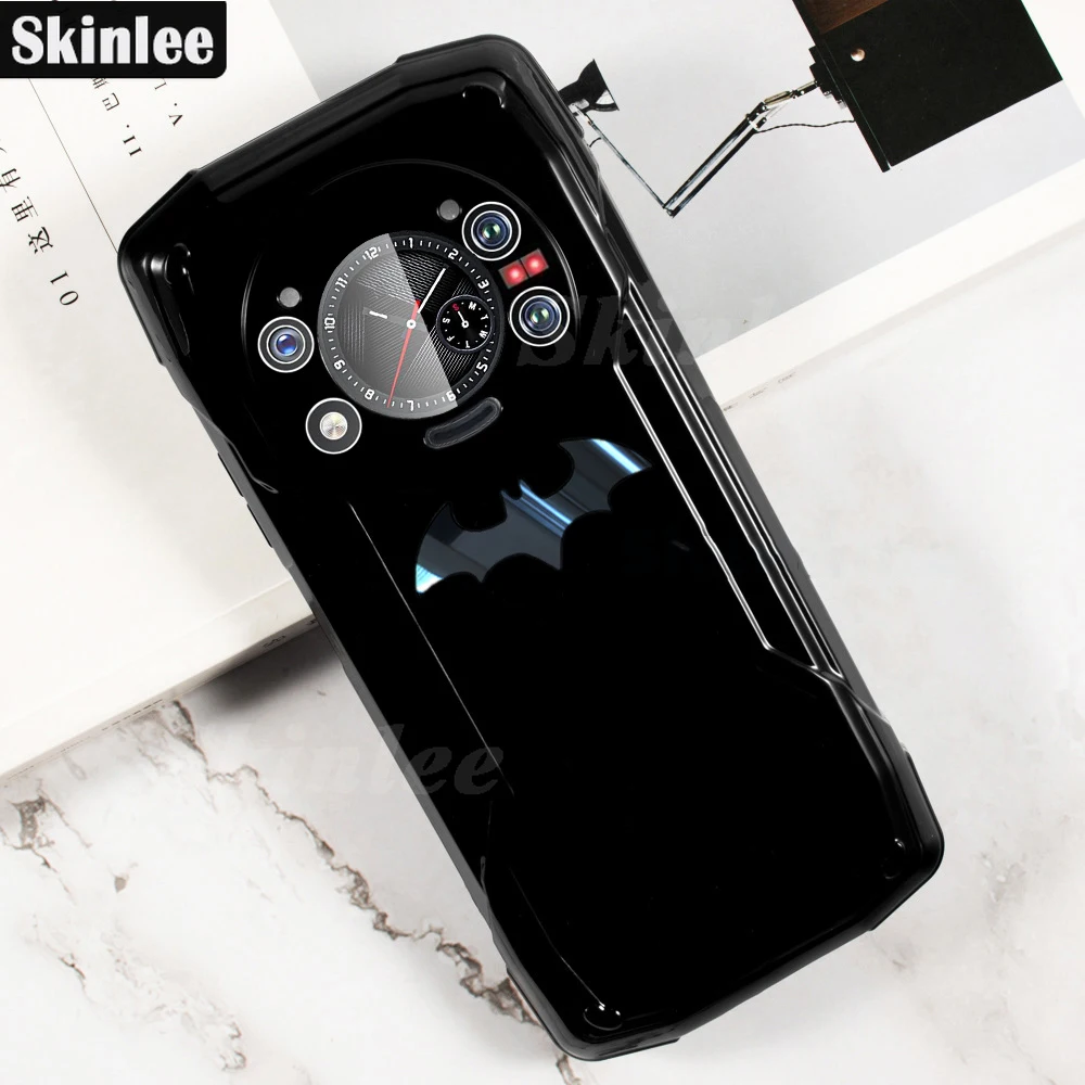 Etui Skinlee dla Cubot KingKong Star Handsome Mirror Logo Gładka, wstrząsoodporna, błyszcząca obudowa dla Cubot King Kong 9 Power Phone Cover