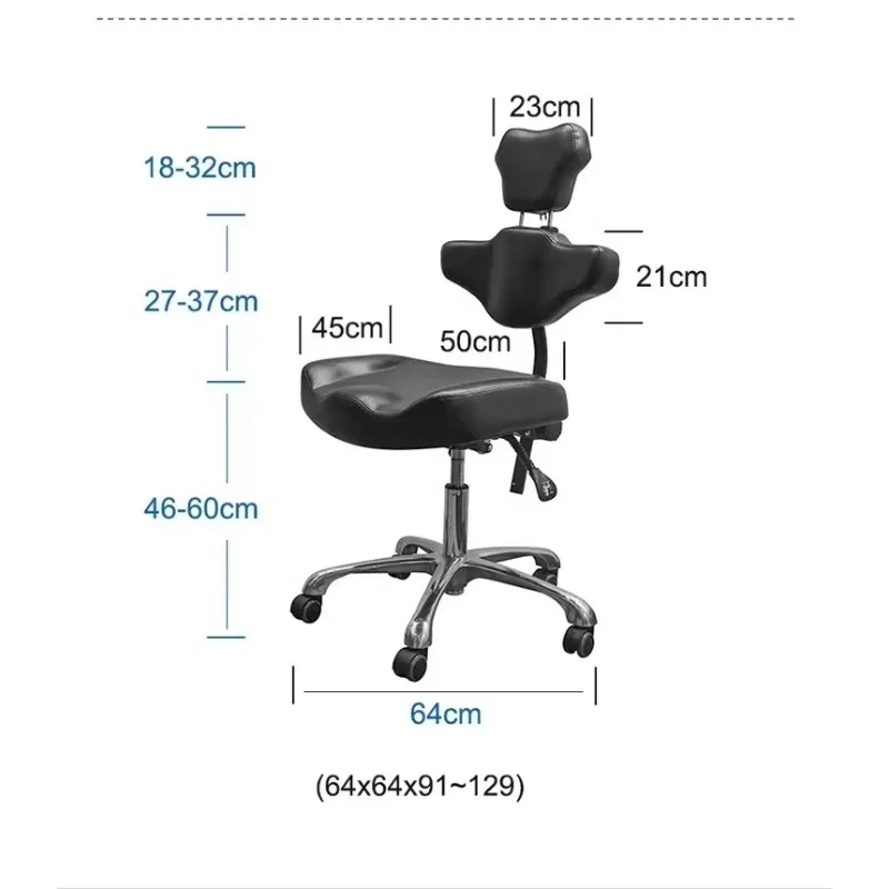 Folding Tattoo Leather Chair Bed Salon Spa Furniture with Electric Height Adjustment 150kg Capacity 110-220V
