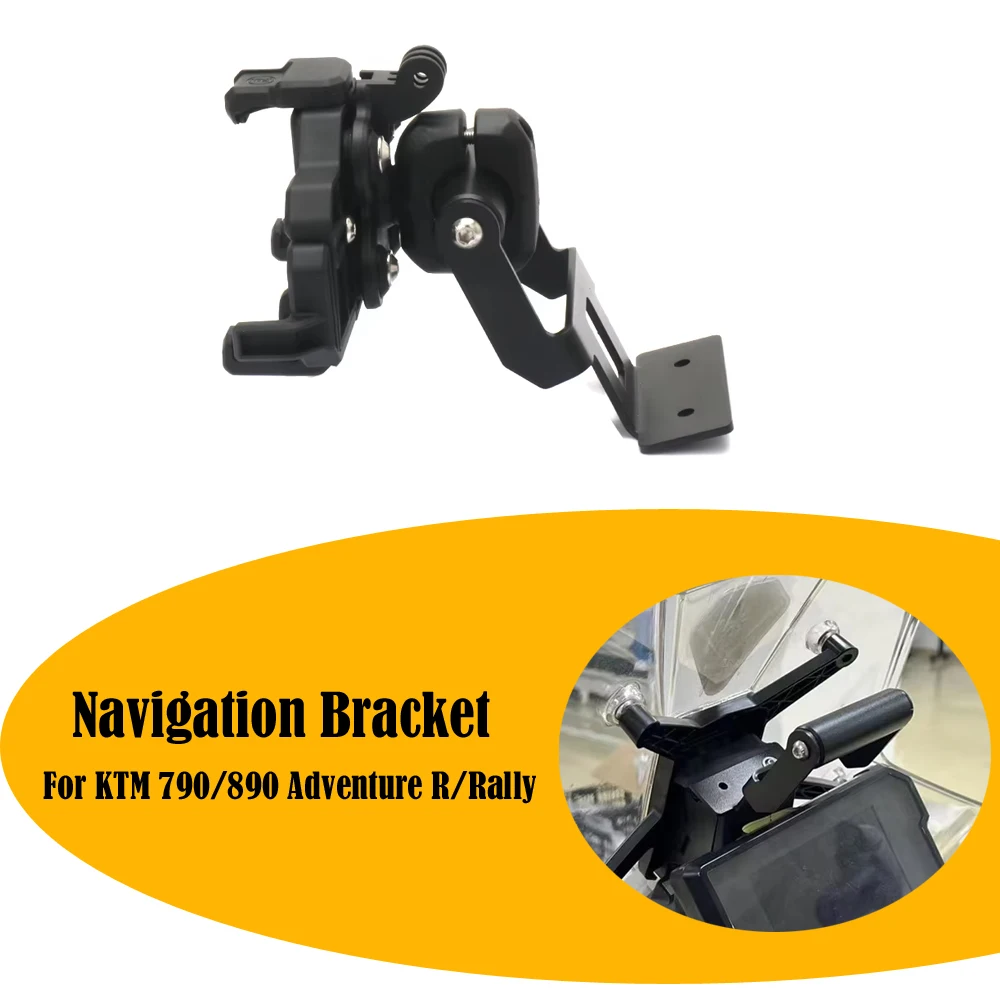 

2024 For 790 Adventure 890 Adventure R/Rally 890 2023-UP Motorcycle Adjustable GPS Phone Mount Navigation Holder Bracket