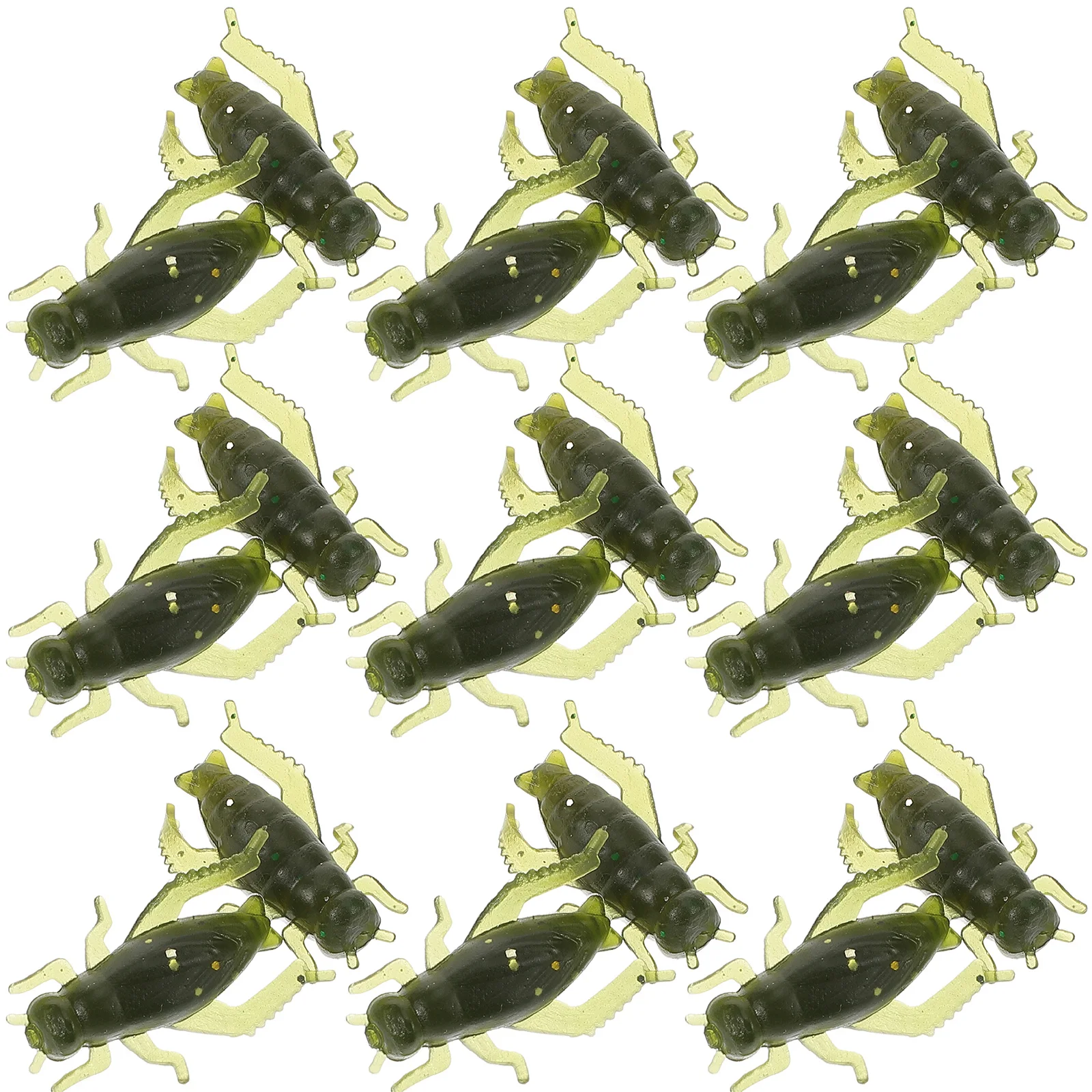 

20pcs Bait Soft Lures for Bass Fishing Freshwater Artificial Baits PVC Realistic Fake Reusable Portable