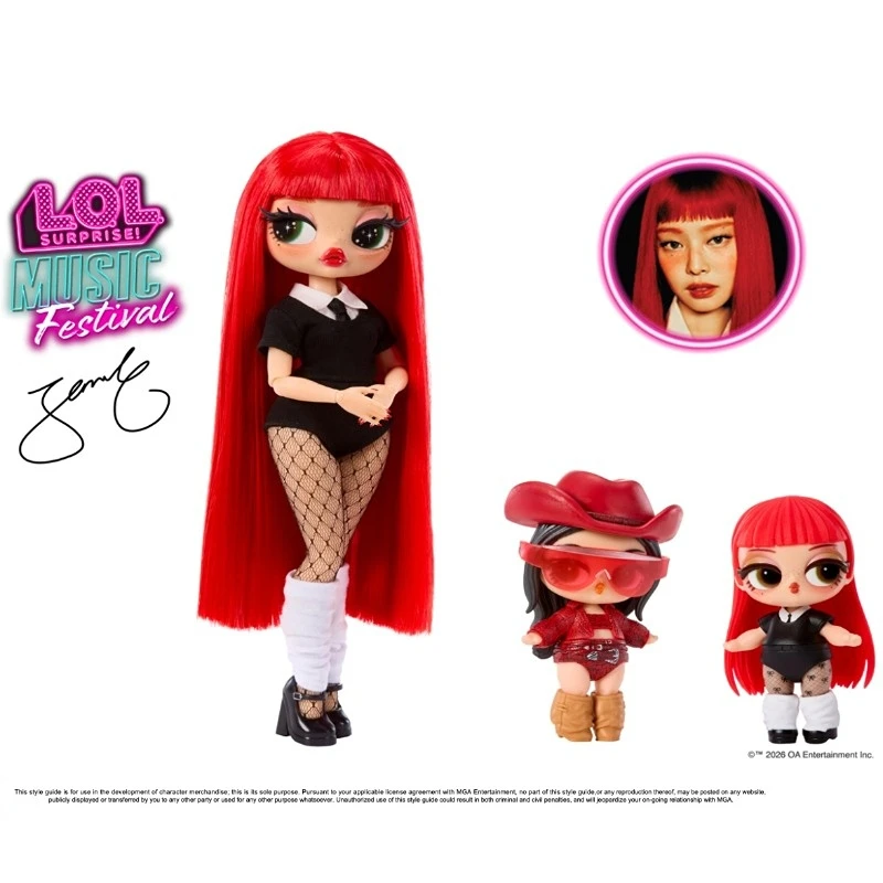 MGA L.O.L. OMG Big Sister x Jennie Collaboration Fashion Doll