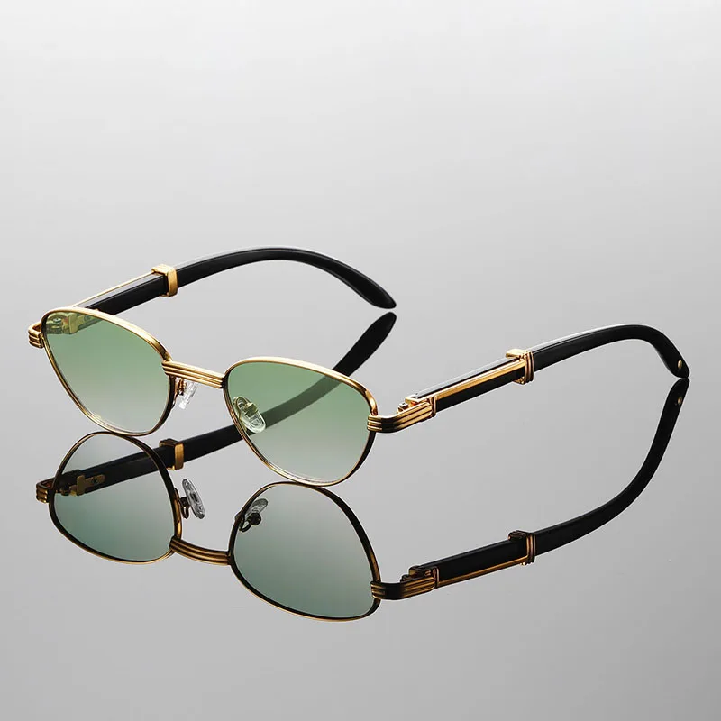 KAMMPT Vintage Cat Eye Sonnenbrille Frauen Neue Mode Gradienten Casual Shades Trendy Stilvolle Luxus Marke Design Dekor Sonnenbrille