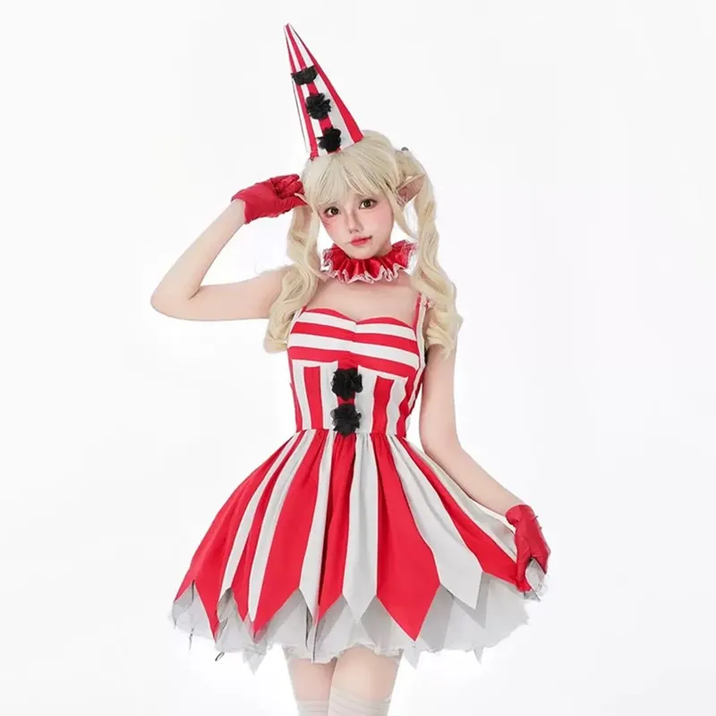 Volwassen Halloween Cosplay Clown Stage Performance Dr Game Kostuum Polyestervezel 00% Traditioneel Chinees Opera Kostuum