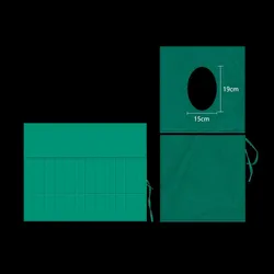 Double eyelid surgical hole towel cloth facial cotton cloth single and double layer cloth hole towel