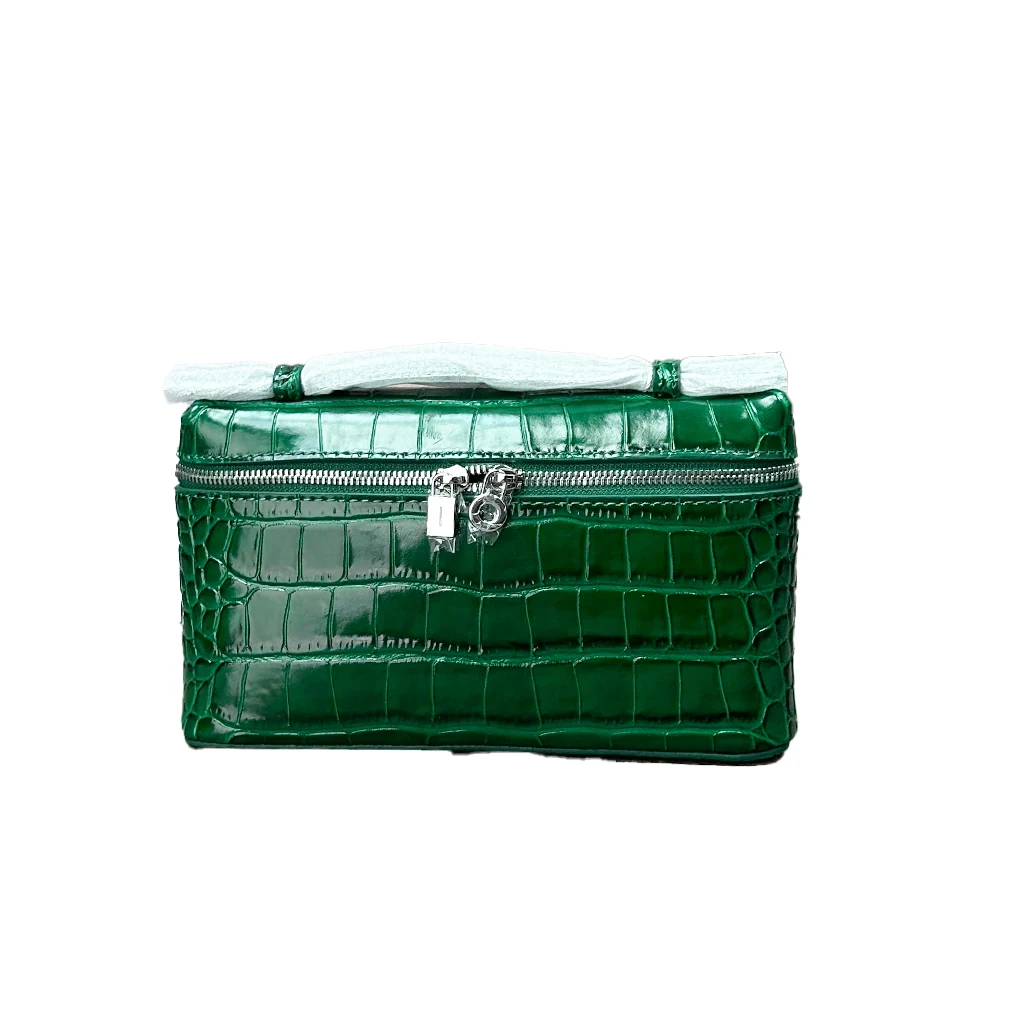Damestas Handtas Schoudertas Klein formaat 19CM Clutch Portemonnee Krokodilpatroon Crossbodytassen Leren damestassen Luxe ontwerper - afbeelding 2