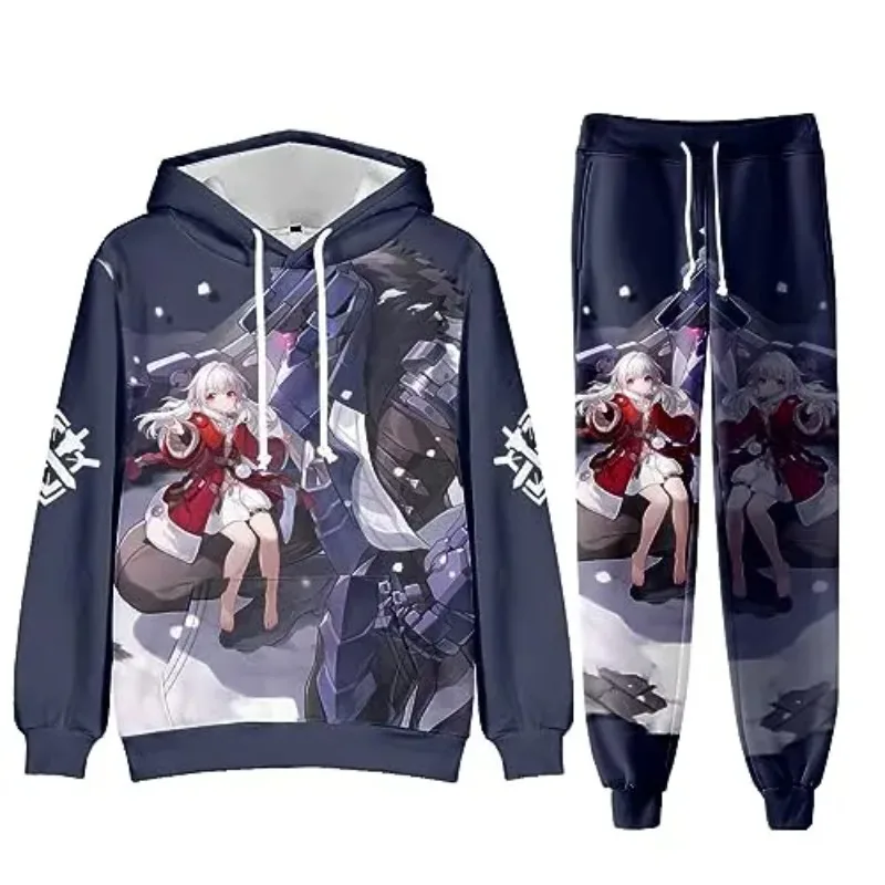 2025 ستار تراك ثلاثية الأبعاد مطبوعة هوديي فستان أطفال مع سروال داخلي للرجال والنساء ملابس رياضية مجموعة ملابس رياضية للرجال #2