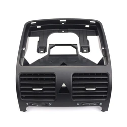 Black Front Dashboard Central Air Outlet Vent For Jetta Golf Rabbit MK5 1K0819728F Air Conditioning Air Vent
