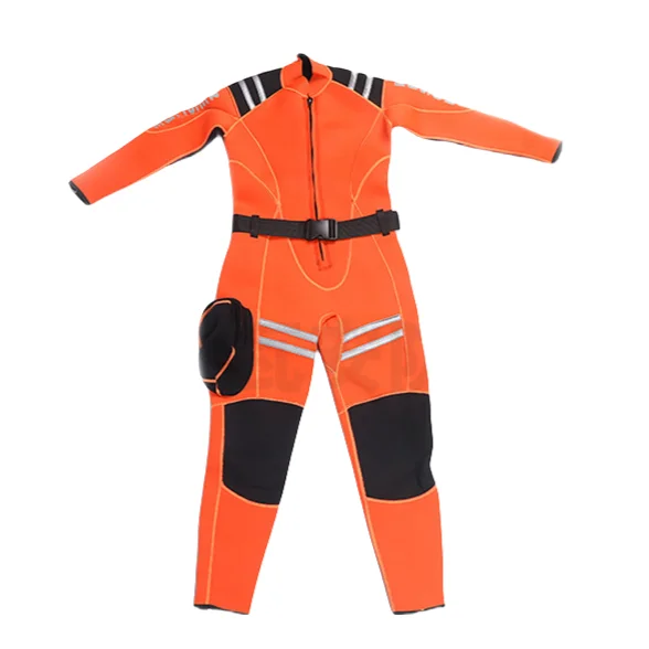 Water Rescue Suit Coldproof Warm Split Wet Rescue Life Jacket Flood Relief Suit Wet Rescue Suit