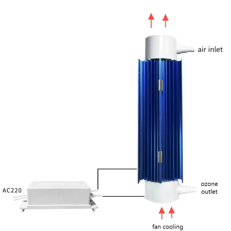 

Air Disinfection Small Water Treatment 10g Quartz Tube Ozone Generator Accessories