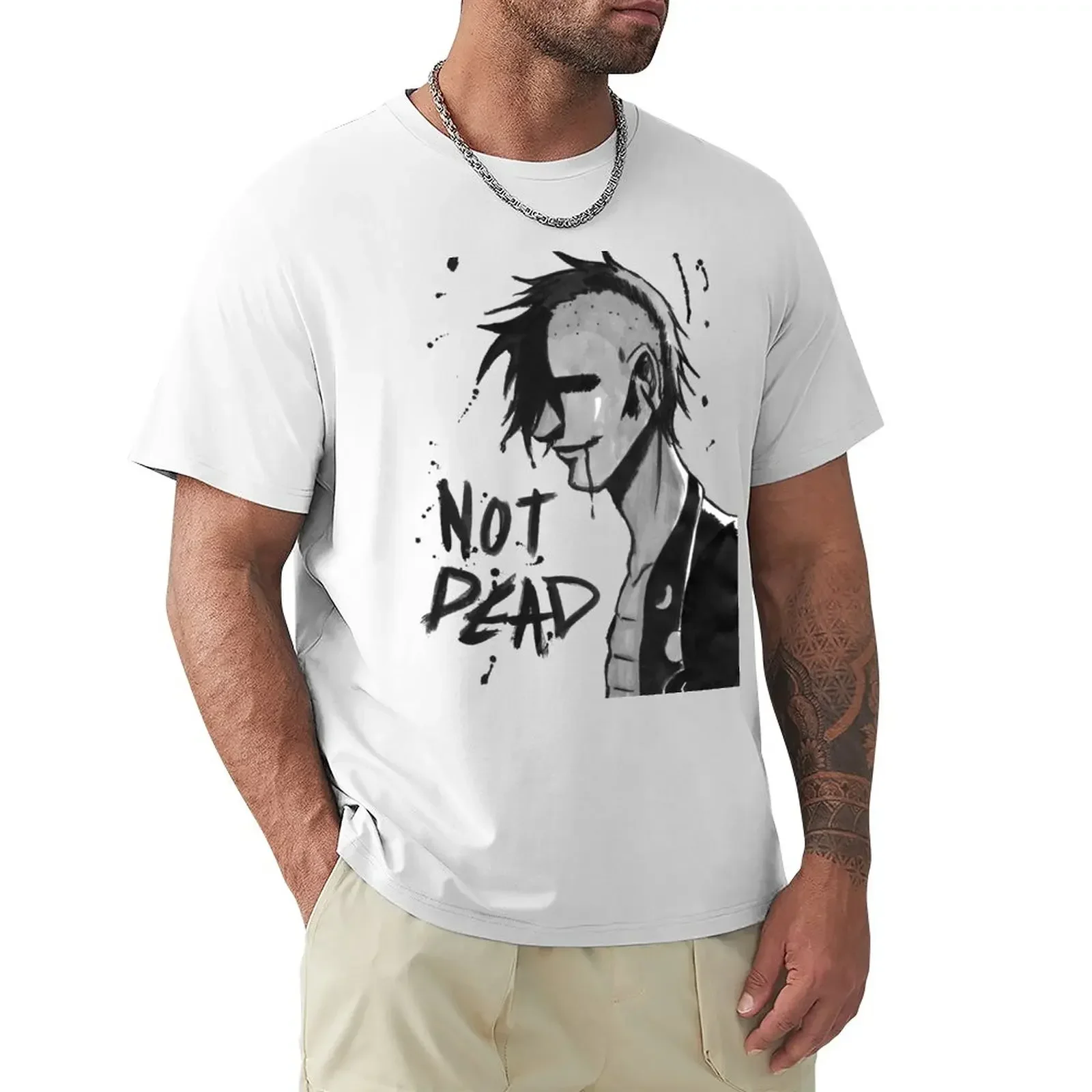 Punk Not Dead T-Shirt aesthetic clothes kawaii clothes plus size clothes blue archive mens shirts graphic tee