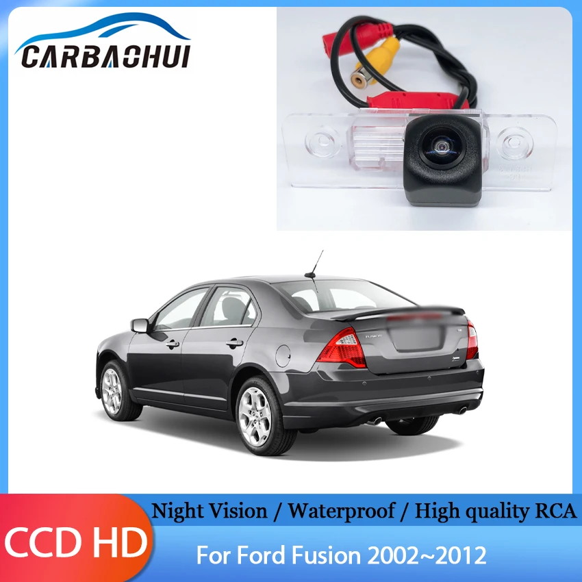 HD 1280*720 Fisheye Rear View Camera High Quality RCA For Ford Fusion 2002 2003 2004 2005 2006 2007 2008 2009 2010 2011 2012