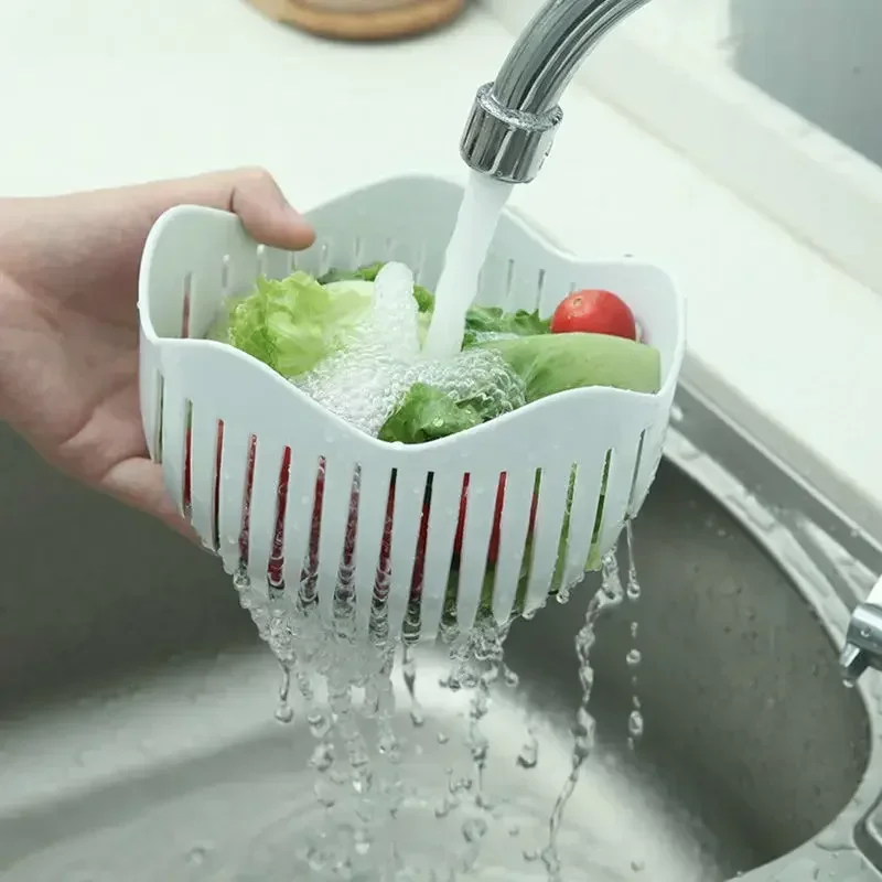 Vegetable Chopper Salad Cutter Bowl for Cutting Vegetables Slices Fruit Kitchen Tools Accessories Kitchen Accesorios