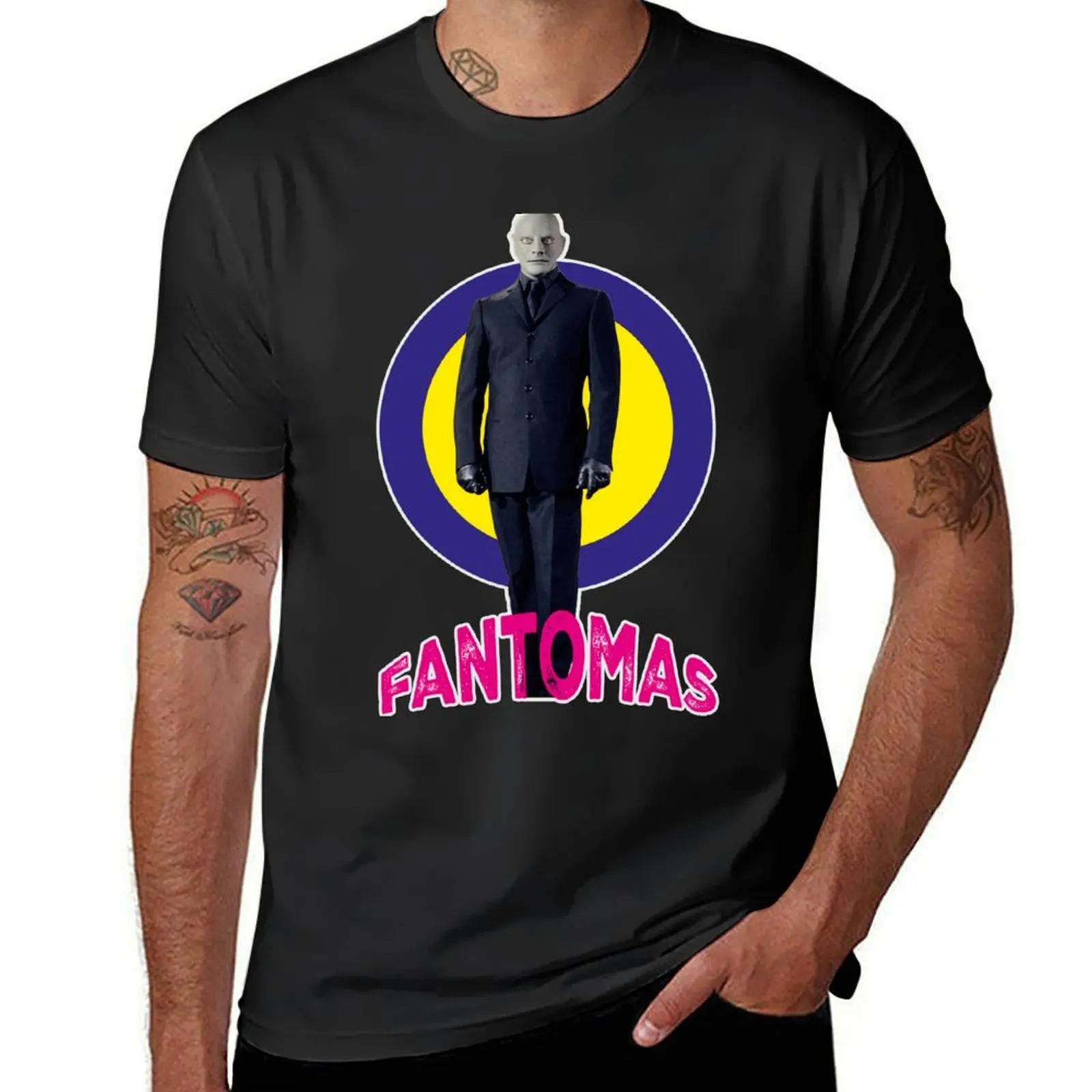 Fantomas, Jean Marais, Louis de Funes T-Shirt cute tops graphics new edition aesthetic clothes workout shirts for men