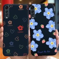 For LG Velvet Case Lovely Printing Soft TPU Black Silicon Cover Case For LG Velvet 4G 5G Velvet 5G UW LM-G900V LM-G900 LM-G910
